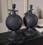 Zwarte grote houten zware lampvoet light & living, Huis en Inrichting, Nieuw, Ophalen of Verzenden, X, Minder dan 50 cm