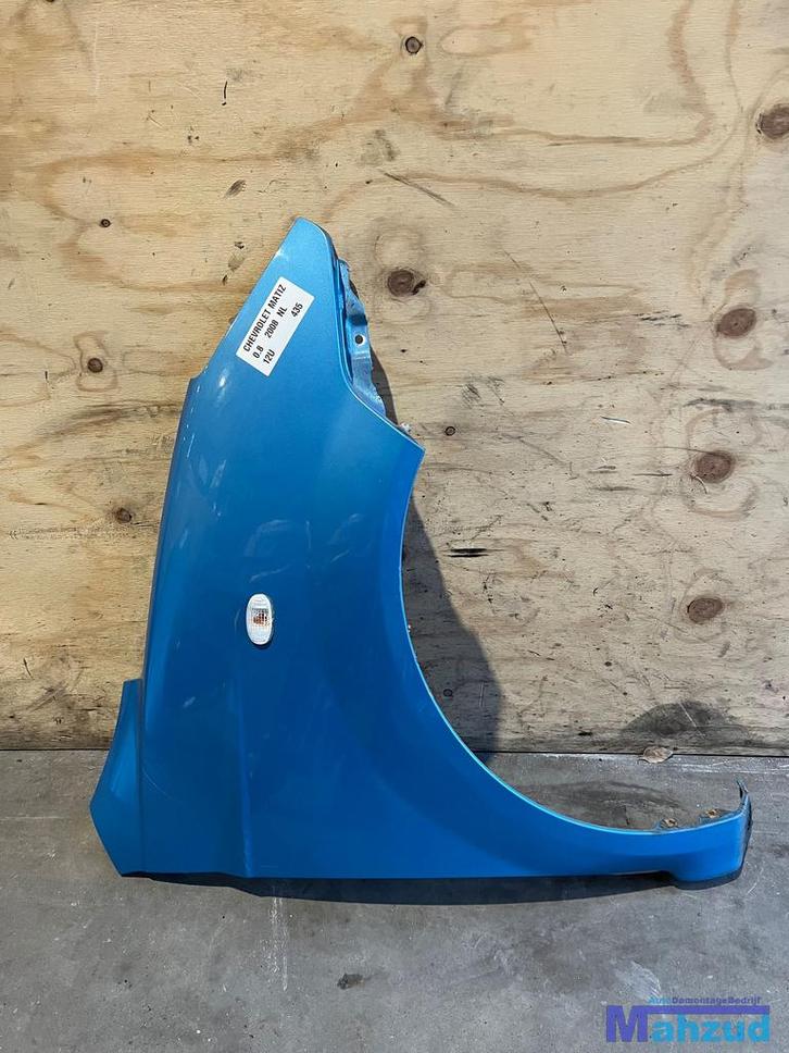 CHEVROLET MATIZ Blauw 12U rechts voorscherm zijscherm 2005+, Auto-onderdelen, Carrosserie en Plaatwerk, Spatbord, Chevrolet, Gebruikt