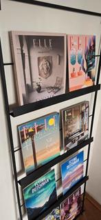 Tijdschriftenrek / fotolijstjes rek - zwart metaal 6st., Ophalen, 25 tot 50 cm, Metaal, Minder dan 100 cm