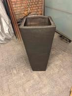 XXL Grijze Plantenpot, Tuin en Terras, Bloempotten, Ophalen, Gebruikt, 40 cm of meer, Vierkant