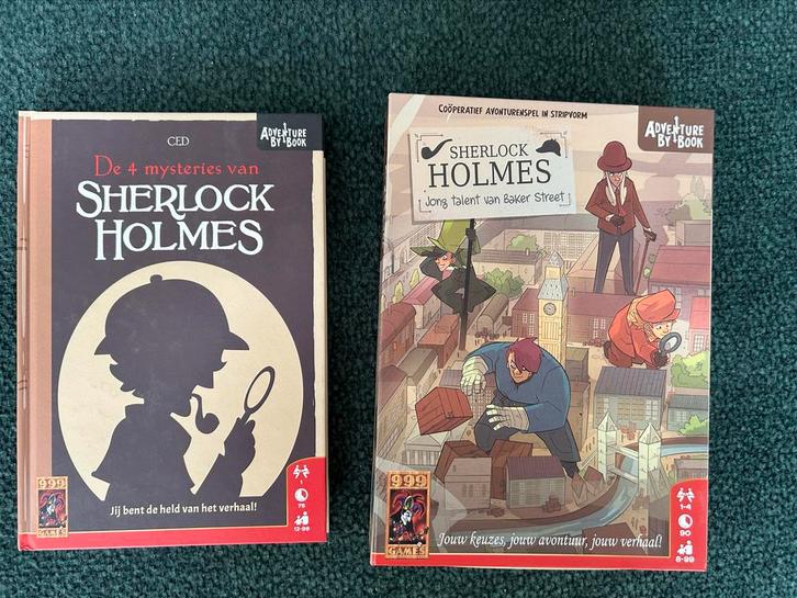 Adventure by Book - 3 Bordspellen, Hobby en Vrije tijd, Gezelschapsspellen | Bordspellen, Nieuw, Een of twee spelers, Reisspel