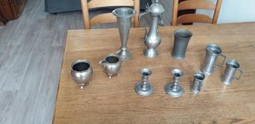 zilver tin beschikbaar voor biedingen