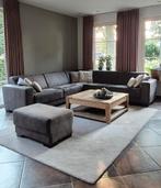 Hoekbank met hocker 3.00x2.80, Huis en Inrichting, Ophalen, Gebruikt, Vierpersoons of meer