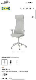 Ikea bureaustoel IKEA JÄRVFJÄLLET, Huis en Inrichting, Bureaustoelen, Ophalen of Verzenden, Ergonomisch, Zo goed als nieuw, Beige