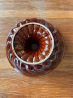 Aardewerk Tulbandvorm - Bruin/Wit - 20cm, Ophalen of Verzenden