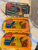 Pokemon TCG Pencil Cases Charizard & Pikachu (2 boosters ps), Ophalen of Verzenden, Nieuw, Losse kaart, Foil
