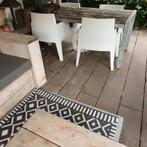 Brede composite vlonderplanken antraciet  15 m2, Ophalen, Gebruikt, Composiet