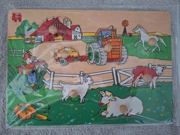 Diverse puzzels hout noppenpuzzel tbv goed doel beschikbaar voor biedingen