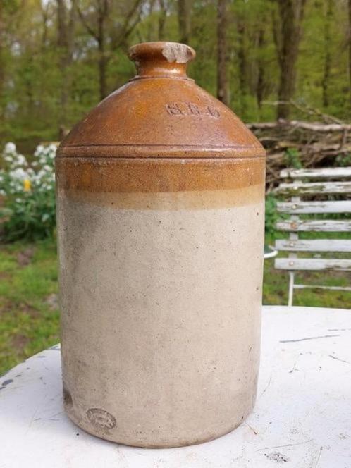 Oude antieke Engelse SRD aardewerk fles kruik rum WO1, Antiek en Kunst, Antiek | Keramiek en Aardewerk, Ophalen of Verzenden