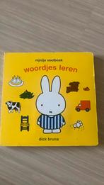 Dick Bruna - nijntje voelboek woordjes leren, Ophalen of Verzenden, Zo goed als nieuw, Dick Bruna