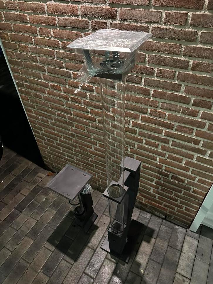 Terras verwarmer/vuurkorf, Huis en Inrichting, Kachels, Nieuw, Vrijstaand, Plattebuiskachel, Overige brandstoffen, Ophalen of Verzenden