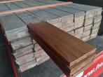 Partij 172 stuks Thermo Ayous gevelbekleding 18x135x5050mm, Planken, Nieuw, Ophalen of Verzenden, Hardhout