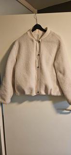 Opus Teddy Jas - Beide Kanten Draagbaar, Maat 38/40 (M), Beige, Ophalen of Verzenden, Zo goed als nieuw