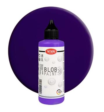 Viva Decor Blob paint (verf) Violett (donkerpaars) flesje 90 beschikbaar voor biedingen