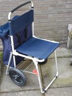 Trolley boodschappen karretje met uitklapbaar stoeltje, Ophalen, Zo goed als nieuw, Campingstoel