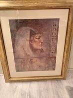 Schilderij met lijst - Egyptisch thema 2stuks, Ophalen of Verzenden