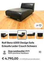 Rolf Benz 6300 # leren vintage design bank # chaise longue, Ophalen