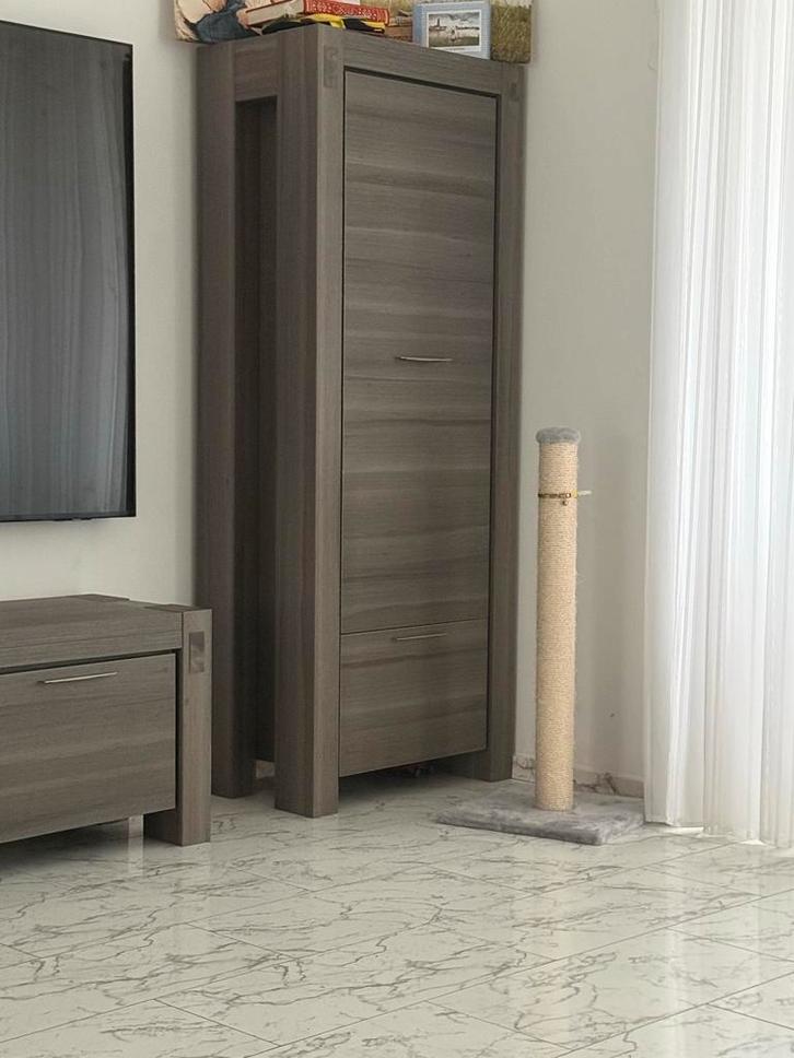 Meubelset: TV-meubel, Lampen & Eettafel, Huis en Inrichting, Lampen | Hanglampen, Gebruikt, Minder dan 50 cm, Hout, Ophalen