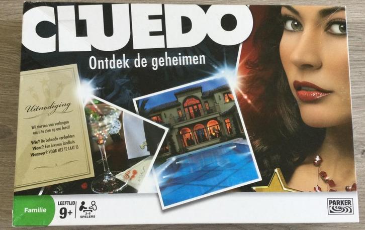 Cluedo -Ontdek de geheimen, Hobby en Vrije tijd, Gezelschapsspellen | Bordspellen, Gebruikt, Een of twee spelers, Drie of vier spelers