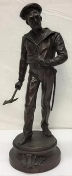 0290a Art deco figuur, matroos., Ophalen of Verzenden