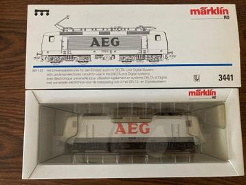 Marklin ho 3441 locomotief AEG nieuwstaat beschikbaar voor biedingen