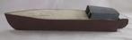 Oude blikken boot lengte 30 cm breed 8 cm en hoog 6 cm., Antiek en Kunst, Ophalen of Verzenden