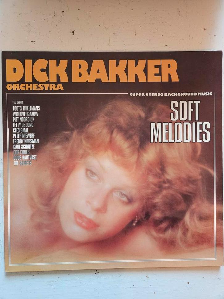 Dick Bakker Orchestra - Soft Melodies LP, Cd's en Dvd's, Vinyl | Country en Western, Zo goed als nieuw, 12 inch, Ophalen of Verzenden
