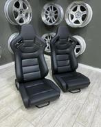 PowerParts sportstoel kuipstoel zwart carbon kunstleder, Auto diversen, Tuning en Styling, Ophalen of Verzenden