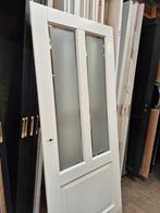 83x201,5cm binnendeur opdek R incl satijn facet glas XB6, Doe-het-zelf en Verbouw, Deuren en Horren, Ophalen, 80 tot 100 cm, .