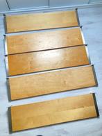 6x IKEA Ekby Järpen plank (18765) met Bjärnum plankensteunen, Huis en Inrichting, Woonaccessoires | Wandplanken en Boekenplanken