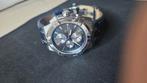 Maurice Lacroix Aikon Chronograph, Sieraden, Tassen en Uiterlijk, Overige merken, Leer, Staal, Polshorloge