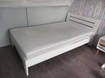 Bed (twijfelaar) 120x200, Huis en Inrichting, Slaapkamer | Bedden, Ophalen, Gebruikt, Wit, Twijfelaar