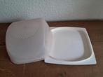 Tupperware Kaasdoos Grote kaasdoos afmeting 28x26 cm, Ophalen of Verzenden, Nieuw, Wit, Bus of Trommel