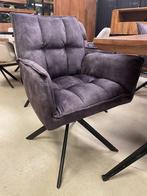 VOORRADIG LEEGVERKOOP DANI STOEL VELOURS ! 135 CHEFMEUBEL !, Huis en Inrichting, Stoelen, Ophalen, Nieuw, Metaal, Vijf, Zes of meer stoelen