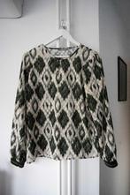 Blouse met groen patroon Geisha maat L / 40, Kleding | Dames, Blouses en Tunieken, Geisha, Maat 42/44 (L), Ophalen of Verzenden