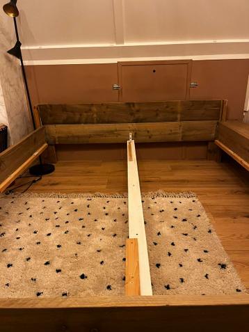 Bedframe 160x200 van sloophout - afbeelding 3