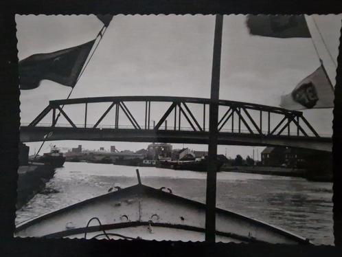 Kwaadmechelen, brug over kanaal, genomen vanaf schip, Verzamelen, Ansichtkaarten | België, Ongelopen, Limburg, 1960 tot 1980, Ophalen of Verzenden