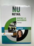 NU Retail 3-4 Basisboek Verkoop Leerboek, Ophalen of Verzenden, Zo goed als nieuw, Overige niveaus, Nederlands
