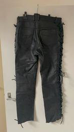 Stoere lederen Motorbroek maat 56, Ophalen of Verzenden, Zo goed als nieuw, Maat 56/58 (XL), Zwart