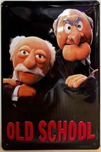 Statler and Waldorf Old School relief reclamebord van metaal
