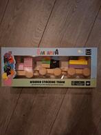 Barbapapa Houten Stapeltrein - Nieuw in doos!, Onbekend, Nieuw, Label Label, Ophalen of Verzenden