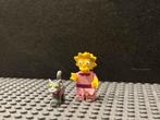 Lego minifiguur serie The Simpsons Lisa with Snowball, Ophalen of Verzenden, Zo goed als nieuw, Complete set, Lego