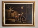 SCHILDERIJ + LIJST Johannes Wouterus van Trirum 95 x 75 cm, Ophalen