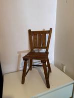 Leuk Vintage Houten Kinderstoel, Ophalen, Gebruikt, Bruin, Eén