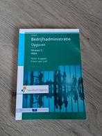 Bedrijfsadministratie Opgaven Niveau 5 MBA, Peter Kuppen, Frans van Luit, Zo goed als nieuw, Gamma, HBO