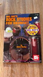 drumboek 'Rock studies for drumset' + CD / James Morton, Ophalen of Verzenden, Zo goed als nieuw, Overige soorten