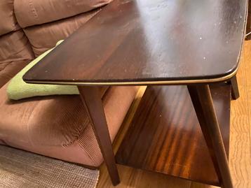 Vintage Teak Bijzettafel - Deens Design beschikbaar voor biedingen