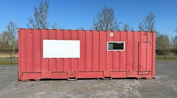 20 FT WERKPLAATS CONTAINER MET KANTINE | KEET | SCHAFTKEET beschikbaar voor biedingen
