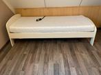 Elektrisch verstelbaar eenpersoonsbed 90x200 - Wit MDF, Huis en Inrichting, Slaapkamer | Bedden, Ophalen, 90 cm, Eenpersoons, Wit