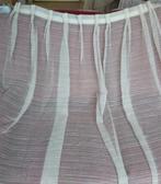 6 Stuks vitrage van ca 220 cm hoog en diverse breedtes, 200 cm of meer, Wit, 150 tot 200 cm, Ophalen of Verzenden